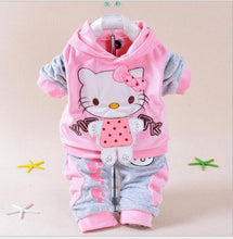 Load image into Gallery viewer, Newborn 0-2T Flowers Pattern Winter Girls Flannel Christmas Hoodies