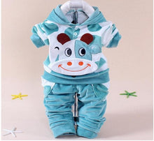 Load image into Gallery viewer, Newborn 0-2T Flowers Pattern Winter Girls Flannel Christmas Hoodies