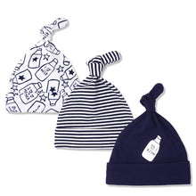 Load image into Gallery viewer, 3pcs/lot Baby Hats 100% cotton Printed Baby Hats &amp; Caps