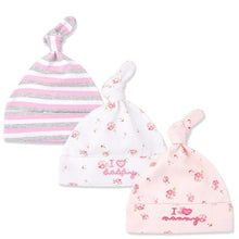 Load image into Gallery viewer, 3pcs/lot Baby Hats 100% cotton Printed Baby Hats &amp; Caps