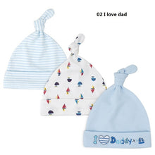 Load image into Gallery viewer, 3pcs/lot Baby Hats 100% cotton Printed Baby Hats &amp; Caps
