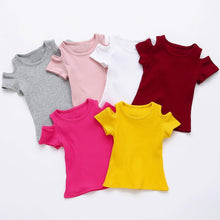 Load image into Gallery viewer, Summer Children T Shirt Casual Simple