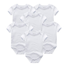 Load image into Gallery viewer, 6 PCS/lot newborn   clothes O-neck 0-12M baby Jumpsuit 100% Cotton