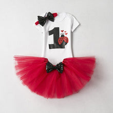 Load image into Gallery viewer, Baby Girl 1 year birthday Tutu Dress