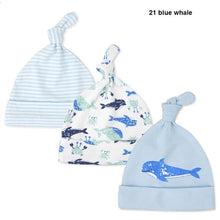 Load image into Gallery viewer, 3pcs/lot Baby Hats 100% cotton Printed Baby Hats &amp; Caps