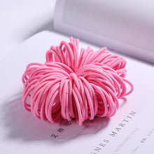 Load image into Gallery viewer, New 100PCS/Lot Girls Candy Colors Nylon 3CM Rubber Bands