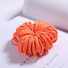 Load image into Gallery viewer, New 100PCS/Lot Girls Candy Colors Nylon 3CM Rubber Bands