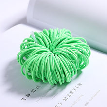 Load image into Gallery viewer, New 100PCS/Lot Girls Candy Colors Nylon 3CM Rubber Bands