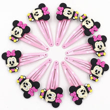 Load image into Gallery viewer, 10PCS Nylon Mickey Minnie Daisy Elastic Hair Rubber Band