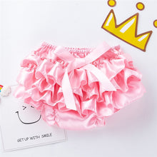 Load image into Gallery viewer, Bowknot Ruffle Bloomer Nappy Underwear Panty Diaper Toddler Baby