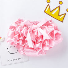 Load image into Gallery viewer, Bowknot Ruffle Bloomer Nappy Underwear Panty Diaper Toddler Baby