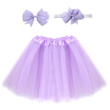 Load image into Gallery viewer, Baby Girl Tulle Tutu Skirt and Headband Hair Clip Sets