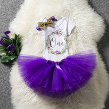 Load image into Gallery viewer, Baby Girls Birthday Outfits Dresses for 1st First Birthday Party