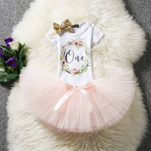 Load image into Gallery viewer, Baby Girls Birthday Outfits Dresses for 1st First Birthday Party