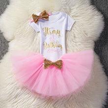Load image into Gallery viewer, Baby Girls Birthday Outfits Dresses for 1st First Birthday Party