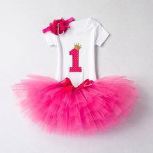 Load image into Gallery viewer, Baby Girls Birthday Outfits Dresses for 1st First Birthday Party
