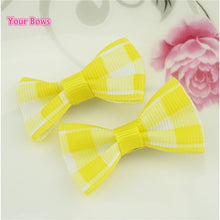 Load image into Gallery viewer, 100 Pcs/lot Mini Pringting Ribbon Bow Pet Bowknot Craft ONLY BOW NO CLIPS