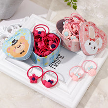 Load image into Gallery viewer, 20pcs/Lot New Gift Box Packed Girls Cute Cartoon Elastic Hair Bands