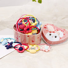 Load image into Gallery viewer, 20pcs/Lot New Gift Box Packed Girls Cute Cartoon Elastic Hair Bands