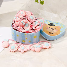Load image into Gallery viewer, 20pcs/Lot New Gift Box Packed Girls Cute Cartoon Elastic Hair Bands