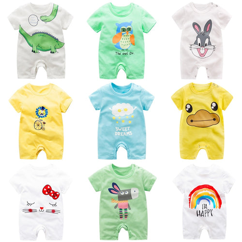 baby clothing 100% cotton unisex rompers
