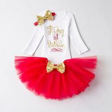 Load image into Gallery viewer, Baby Girl 1 year birthday Tutu Dress