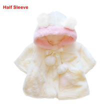 Load image into Gallery viewer, Winter Spring Baby Girls Long Sleeve Coat Jacket Rabbit Ear Hoodie Casual Outerwear