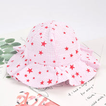 Load image into Gallery viewer, Baby Summer Outdoor Bucket Hat Children Floral Print Panama Sun Beach Cap