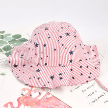 Load image into Gallery viewer, Baby Summer Outdoor Bucket Hat Children Floral Print Panama Sun Beach Cap