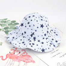 Load image into Gallery viewer, Baby Summer Outdoor Bucket Hat Children Floral Print Panama Sun Beach Cap