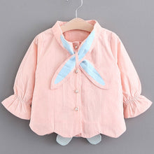 Load image into Gallery viewer, Baby Girls Coats 2019 New autumn Three rabbits cute