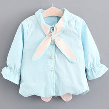 Load image into Gallery viewer, Baby Girls Coats 2019 New autumn Three rabbits cute