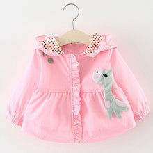 Load image into Gallery viewer, Baby Girls Coats 2019 New autumn Three rabbits cute