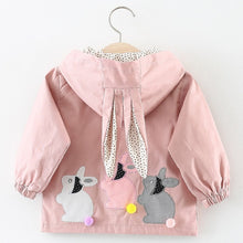 Load image into Gallery viewer, Baby Girls Coats 2019 New autumn Three rabbits cute