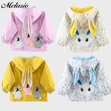 Load image into Gallery viewer, Baby Girls Coats 2019 New autumn Three rabbits cute