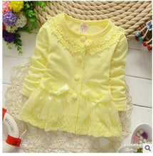 Load image into Gallery viewer, Fashion Spring Autumn Casual Girls Lace Bow Jackets