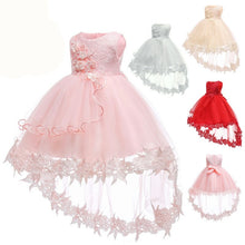 Load image into Gallery viewer, Flower Baby Girls Dress Baptism Dresses for Girls 1st Year Birthday