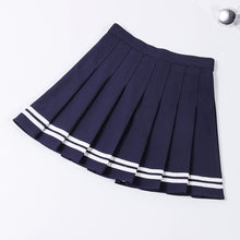 Load image into Gallery viewer, Sweet Lolita 2019 Pleated Skirt Women Cute High Waist Mini A-line Sailor Skirt