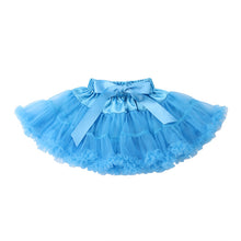 Load image into Gallery viewer, Ruffle Solid Kids Girls Pleated Fluffy Tutu Skirt
