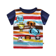 Load image into Gallery viewer, New Kids Printed T shirt Baby Boys Girls Short Sleeve