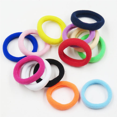 10PCS/LOT Colorfull Hair Ring Novelty Elastic Hair Bands