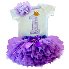 Load image into Gallery viewer, Fancy 1 Year Birthday Party Dress