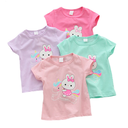 Baby Girl T Shirts Tops Cotton  2019 Casual