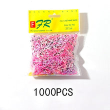 Load image into Gallery viewer, 200/1000PCS Cute Girls Colourful Ring Disposable Elastic Hair Bands