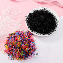 Load image into Gallery viewer, 200/1000PCS Cute Girls Colourful Ring Disposable Elastic Hair Bands