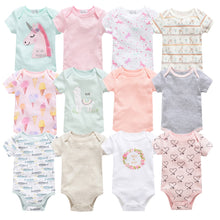 Load image into Gallery viewer, 2019 6Pcs 3Pcs Summer New Baby Girl Bodysuits