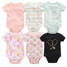 Load image into Gallery viewer, 2019 6Pcs 3Pcs Summer New Baby Girl Bodysuits