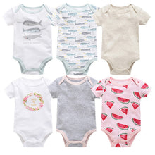 Load image into Gallery viewer, 2019 6Pcs 3Pcs Summer New Baby Girl Bodysuits