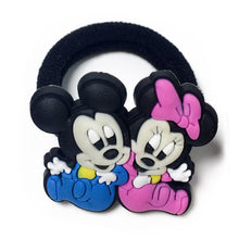 Load image into Gallery viewer, 1PCS Mickey Minnie Hairbands Kids Scrunchy Hair Band