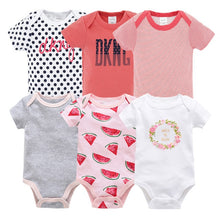Load image into Gallery viewer, 2019 6Pcs 3Pcs Summer New Baby Girl Bodysuits